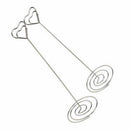 10pcs 8.6 Inch Tall Place Card Holders Heart Shape Table Number Holder Stan Z5C7