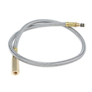 52cm Stainless Steel Pipe with Brass joint Extended Gas Adapter, Durable and