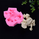 frog silicone fondant mold diy cake chocolate candy bakeware tools LJ