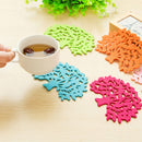 2x Colorful Tree Shape Felt Coaster Cup Mat Pad for Bowl Mug Glass Plate ATAU LJ