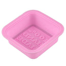 Square Silicone Handmade Soap Mold, DIY Cake Mold (Color Randomly) T8Z8
