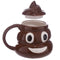 Funny Poop Ceramic Mug Cartoon Smile Coffee Milk Mug Porcelain Water Cup Wi J4A4