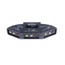3 way audio video av rca switch switcher splitter with cable TwJ Hn