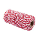 100m/roll 1.5-2mm Cotton Twine Stripe Line for Wedding Party Favour Gift Cr K8L5