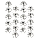 100x Shrimp Nickel Squid Hooks Umbrella Hooks Fishing Jig Tackle Equipment