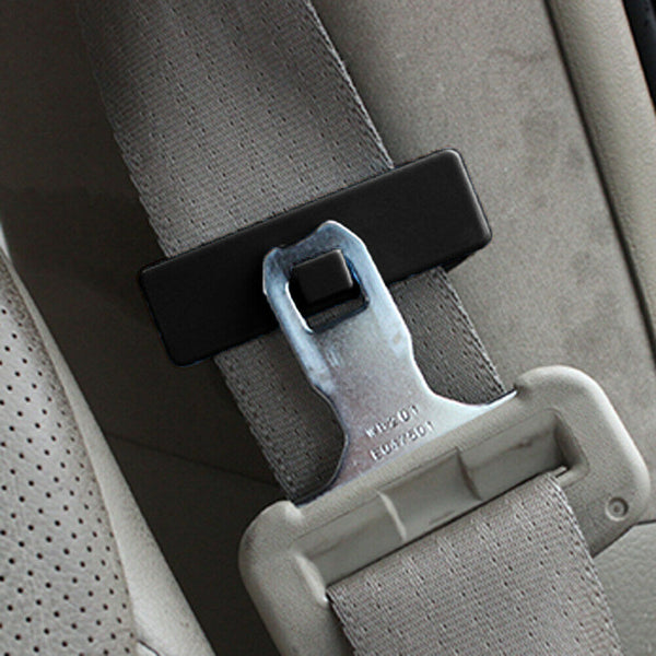 Stylish Seat Belt Adjusting Clip Tension Adjuster for Car Pack of 2 Black