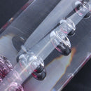 6 Inch Cylinder Style Car Auto Crystal Bubble Gear Stick Shift Knob