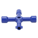 Multi-function Universal Cross Key Wrench for Electric Control Cabinet Door