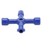 Multi-function Universal Cross Key Wrench for Electric Control Cabinet Door