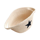 Storage Baskets Organizer Bins in Jute and Cotton Linen Foldable Box