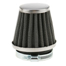 3x 50mm Motorcycles Cone Air Filter Intake Cleaner With Fixing Clip Durable