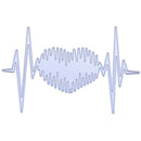Heart Wave Cutting Dies Stencils Scrapbook Embossing DIY Craft Card Gifts A