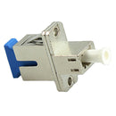 1x SC-LC Metal Flange Singlemode Fiber Optic Coupler Low Insertion Loss