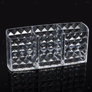 3 Divider Acrylic Cosmetics Brushes Storage Brushes Lipstick Makeup Holder