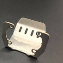 Stainless Steel Chassis Armor Protection Skid Plate for 1/10 RC Crawler Acc