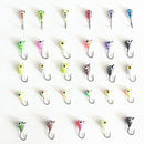54Pcs And Boxes Fishing Lure Winter Ice Fishing Hooks Hard Bait Pesca Tackl