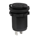 Car Boat Motorcycle Cigarette Lighter Socket Power Plug Outlet &Cover Black Sets