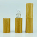 10Pcs Bamboo 5ml 10ml Refillable Empty Essential Oil Roll On Bottles Roller Ball