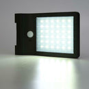 36LED Waterproof Wall Lamp Infrared Sensor Outdoor Garden Yard Solar Light
