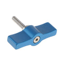 Aluminum M4 Adjust Tighten Locking Rotating Knob T-shaped Handle Screw Blue