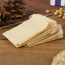 100X Empty Paper Tea Bags Filter Drawstring Teabags for Herb Loose Tea-PNBX