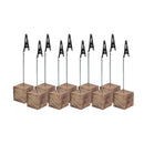 10pcs Cube Wire Card Picture Memo Photo Clip Holder Desk Alligator Clip Gift