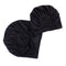 Mother and Baby Flower Turban Hat Mom and baby Top Hat set Toddler Black