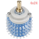 4 pole 24 Step 4Ã—24 rotary switch attenuator volume control DIY potentiome OZ
