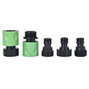 5pcs Water Hose Fitting Pipe Joint Tube Garden Tap Quick Connector Adaptor _3C