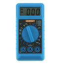 Mini DMM Digital Multi Meter OHM Test Voltmeter Ammeter with Buzzer (Blue)