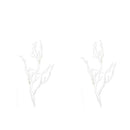 2x Simulation Plastic Tree Branches Twig Plants Home Wedding Decor -White
