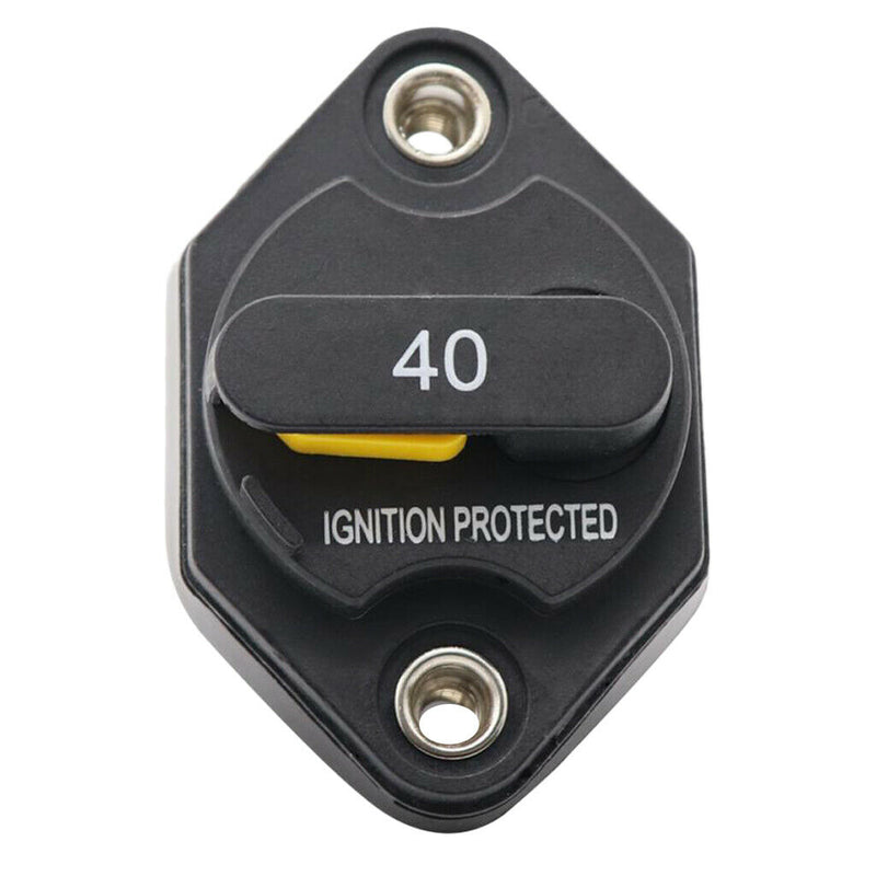 40A AMP Circuit Breaker Dual Battery Manual Reset IP67 W/proof 12V 32Volt