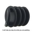 10Pcs Plastic Canoe Boat Marine Kayak Scupper Stoppers Plugs 30mm Dia. Black
