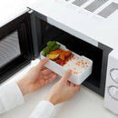 Microwave Lunch Box With Mobile Phone Bracket Food Container Bento Boxes Le O6M8