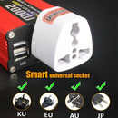 200W Car Power Inverter Dc 12V To Ac 220V Converter Dual Usb Charger Adapte