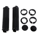 Ergonomic Mountain Bike Bicycle Double Lock-on Handlebar Grips Black A