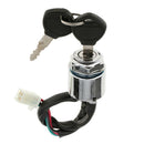 4-Wire Ignition Switch Lock with Key for ATV Scooter Dirt Bike Go Kart Quad