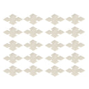 Durable 20Pcs Acoustic Guitars Rhombus-shaped Fretboard Inlaid Dots Markers