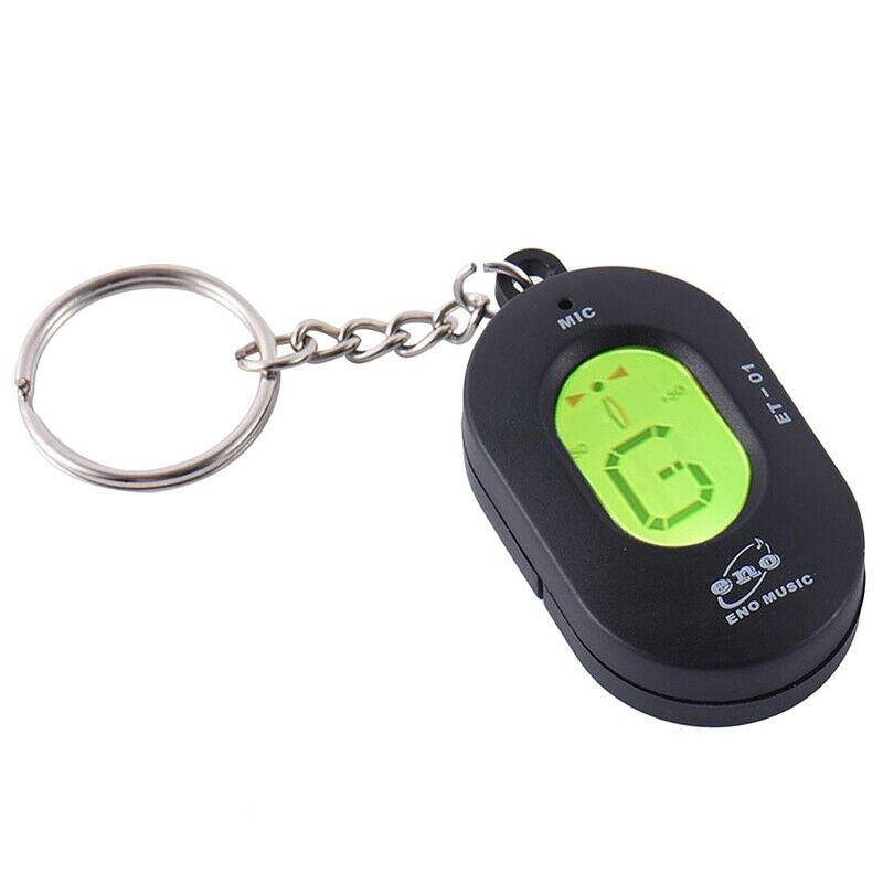 Eno Guitar Tuner Keychain Pendant Universal Instrument Chromatic Tuner Auto