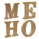Wooden Alphabet Craft HOME Letter Plaque Wall Hanging Wedding Decoration