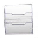 Desktop Business Card Holder Display Stand 2 compartments G5G2