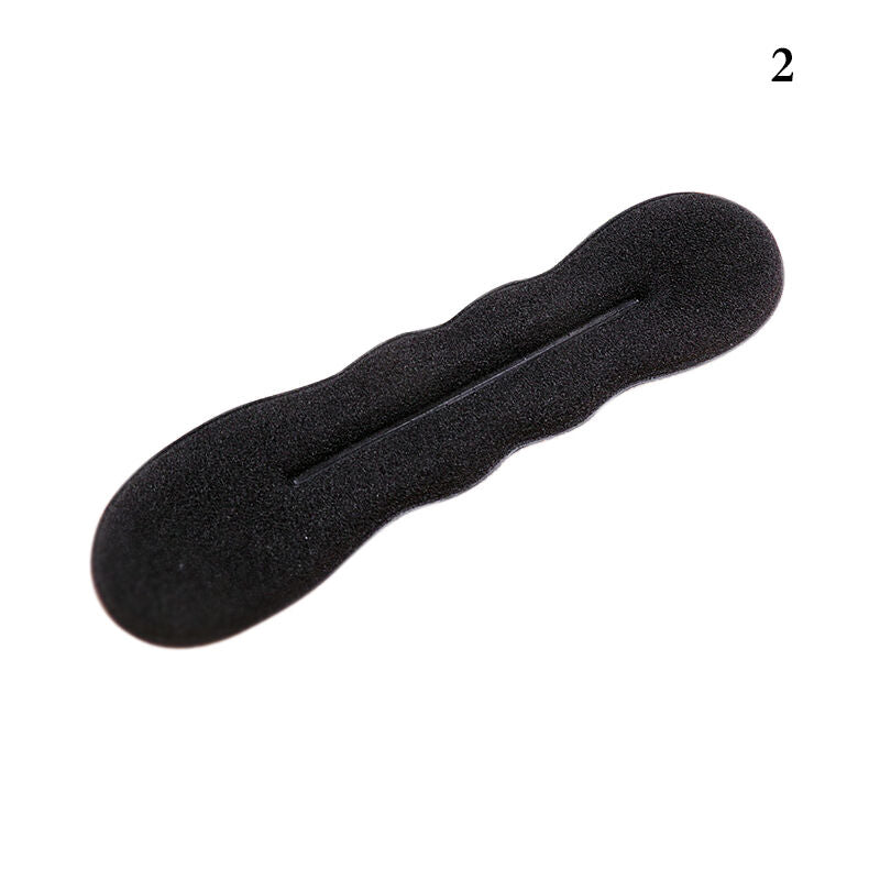 2Pcs Magic Sponge Hair Styling Bun Maker Twist Curler Tool Clip Donut Style.New