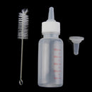 50cc Pet Puppy Kitten Milk Nursing Care Feeding Bottle Brush Nipple Replace Kit