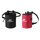 2pcs Climbing Chalk Bag with Adjustable Quick-clip Belt & Drawstring Closure for