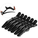 10Pcs/Pack Hairdressing Clamps Claw Clip Hair Salon Plastic Crocodile Barre