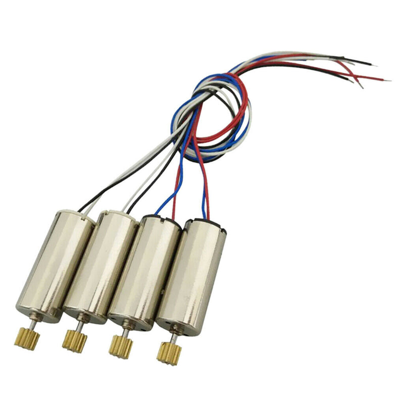 Set of 4 Clockwise & Anti-clockwise Metal 7.4V Coreless Motors with Copper Gear