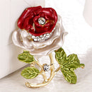 Enamel Flower Rhinestone Crystal Brooch Pin Wedding Bridal Bouquet Pin Jewelr Gw
