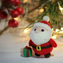 Wool Felt Handmade Poked DIY Non Finish Santa Claus Needle Material Bag Set