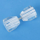 Door Pull Handle Knob Clear White Line Conical Shape for Bathroom Bath Room
