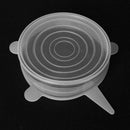 12pcs Heat Resistant Silicone Stretch Lids Food Wrap Bowl Pan Cover(White) SN9F